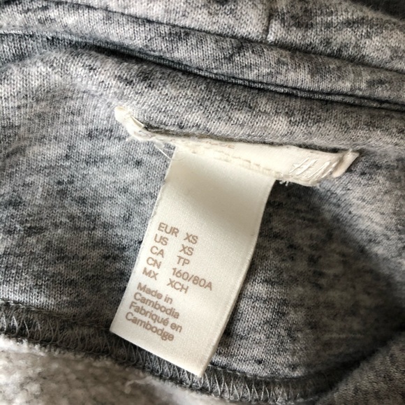 H&M Grey Zip-Up Hoodie - Picture 6 of 7